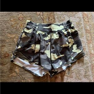 lululemon athletica Camo Olive Athletic Shorts